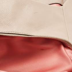 Pre Owned Coach Beige Leather Edie Satchel