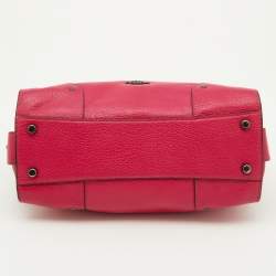 Coach Pink Leather Mercer 24 Satchel