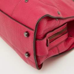 Coach Pink Leather Mercer 24 Satchel