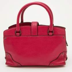 Coach Pink Leather Mercer 24 Satchel