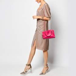 Coach Pink Leather Mercer 24 Satchel