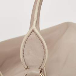 Pre Owned Coach Lilac Leather Crosby Carryall Tote