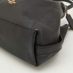 Pre Owned Coach Black Leather Edie 28 Satchel