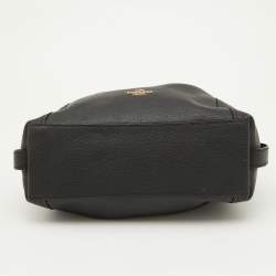 Pre Owned Coach Black Leather Edie 28 Satchel