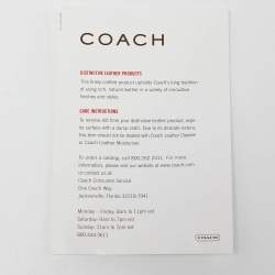 Pre Owned Coach Beige Shimmer Suede Hobo