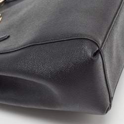 Pre Owned Coach Black Leather Minetta Satchel
