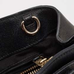 Pre Owned Coach Black Leather Minetta Satchel