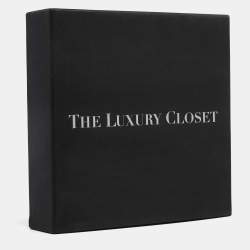 Pre Owned Coach Black Leather Accordion Zip Around Continental Wallet