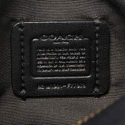 Coach Brown/Black Signature Coated Canvas and Leather Bennett Crossbody Bag