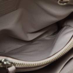 Pre Owned Coach Beige Leather Minetta Satchel