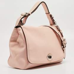 Pre Owned Coach Blush Pink Leather Legacy Romy Top Handle Bag 