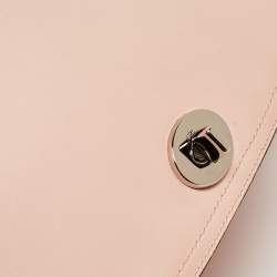 Pre Owned Coach Blush Pink Leather Legacy Romy Top Handle Bag 