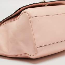 Pre Owned Coach Blush Pink Leather Legacy Romy Top Handle Bag 