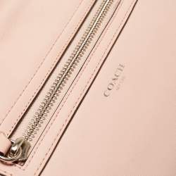 Pre Owned Coach Blush Pink Leather Legacy Romy Top Handle Bag 