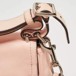 Pre Owned Coach Blush Pink Leather Legacy Romy Top Handle Bag 