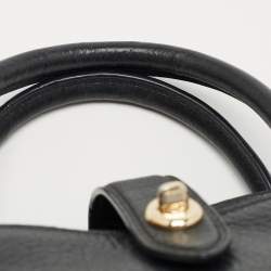 Coach Black Leather Mercer 24 Satchel