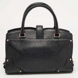 Coach Black Leather Mercer 24 Satchel