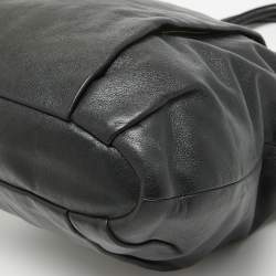 Pre Owned Coach Black Leather Sophia Madison Tote