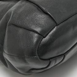 Pre Owned Coach Black Leather Sophia Madison Tote