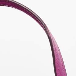 Pre Owned Coach Magenta Leather Ava Tote
