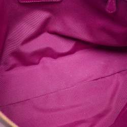 Pre Owned Coach Magenta Leather Ava Tote