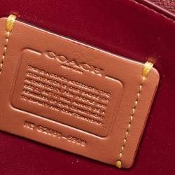 Coach Beige/Brown Signature Coated Canvas and Leather Tabby Chain Crossbody Bag