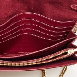 Coach Beige/Brown Signature Coated Canvas and Leather Tabby Chain Crossbody Bag
