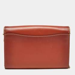 Coach Beige/Brown Signature Coated Canvas and Leather Tabby Chain Crossbody Bag