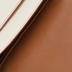 Pre Owned Coach x Disney Mickey Off White Leather Penny Crossbody Bag