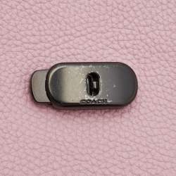 Pre Owned Coach Pink Leather Tabby Top Handle Bag