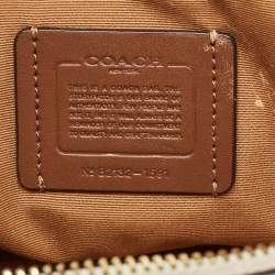 Coach Off White Signature Coated Canvas Serena Satchel