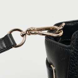 Pre Owned Coach Black Pebbled Leather Blake Carryall Tote