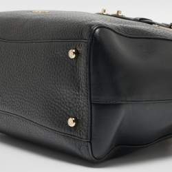 Pre Owned Coach Black Pebbled Leather Blake Carryall Tote