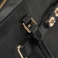 Pre Owned Coach Black Pebbled Leather Blake Carryall Tote