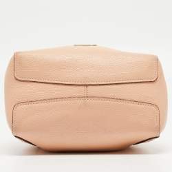 Pre Owned Coach Orange Pebbled Leather Hadley 21 Hobo