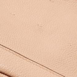 Pre Owned Coach Orange Pebbled Leather Hadley 21 Hobo