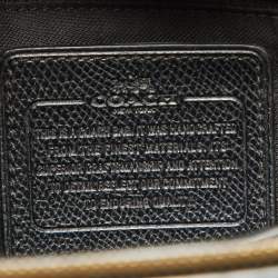 Coach Black Leather Turnlock Carryall 29 Satchel 