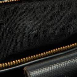 Coach Black Leather Turnlock Carryall 29 Satchel 