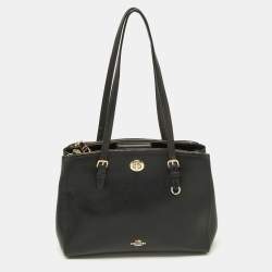 Coach Quinn Leather Dome Satchel, Dark outlet Gray