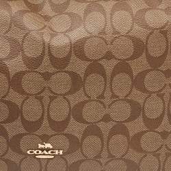Coach Brown/Beige Signature Coated Canvas and Leather Mia Shoulder Bag