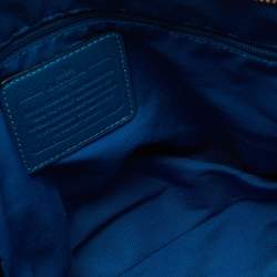 Coach Blue Leather Isabelle East West Hobo