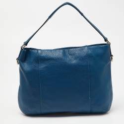 Coach Blue Leather Isabelle East West Hobo