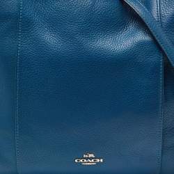 Coach Blue Leather Isabelle East West Hobo