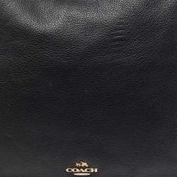 Pre Owned Coach Black Leather Chelsea Hobo