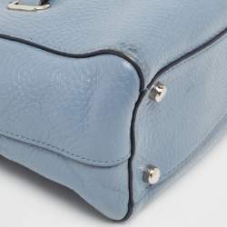 Pre Owned Coach Blue Leather Swagger 20 Tote