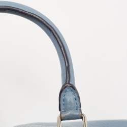 Pre Owned Coach Blue Leather Swagger 20 Tote