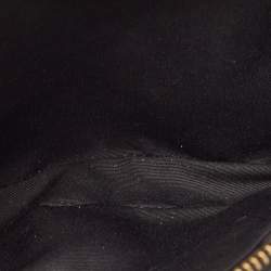 Coach Brown/Black Signature Coated Canvas and Leather Box Top Handle Bag