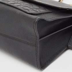 Pre Owned Coach Black Leather Rivets Parker Crossbody Bag