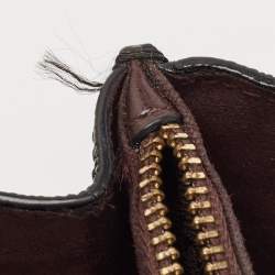 Pre Owned Coach Black Leather Rivets Parker Crossbody Bag