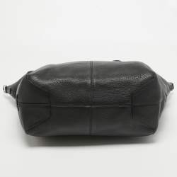 Pre Owned Coach Black Leather Bleecker Zip Tote